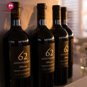 Rượu Vang Ý 62 Anniversario Primitivo di Manduria DOP Riserva