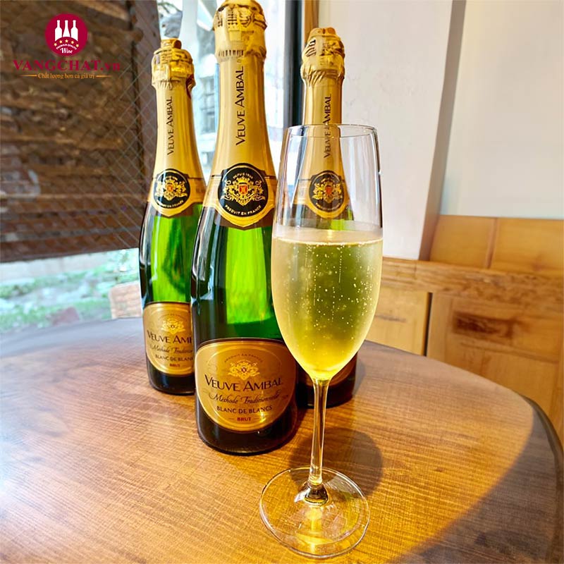 Rượu Vang Sủi Veuve Ambal Méthode Traditionnelle Blanc De Blancs Rượu Vang Sủi Veuve Ambal Méthode Traditionnelle Blanc De Blancs
