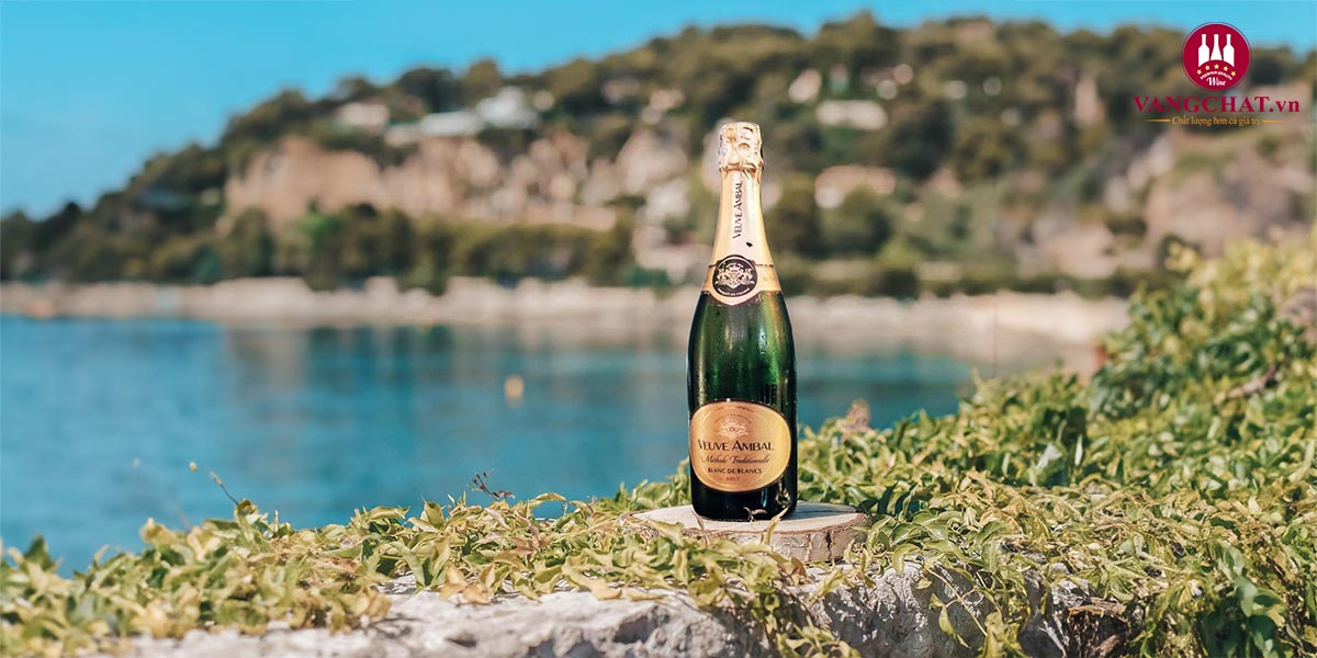 Rượu Vang Sủi Veuve Ambal Méthode Traditionnelle Blanc De Blancs