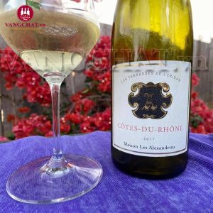 Rượu Vang Pháp Les Terrasses De L’eridan Côtes Du Rhône Blanc