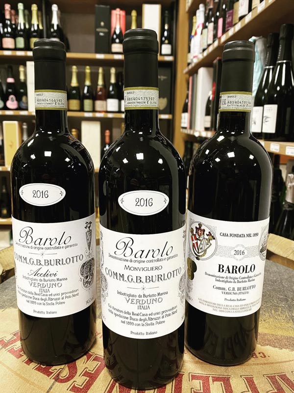 Rượu Vang Ý Comm. G.B. Burlotto Barolo