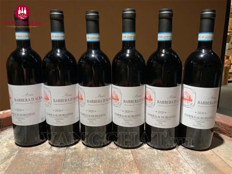 Rượu vang Ý Comm. G.B. Burlotto Aves Barbera D'alba