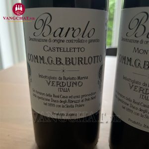 Rượu vang Ý Comm. G.B. Burlotto Barolo Castelletto
