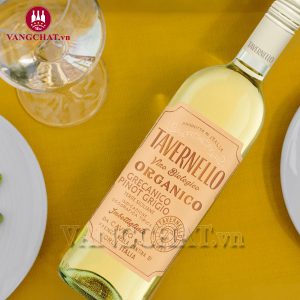 Rượu Vang Ý Tavernello Organico Grecanico Pinot Grigio Terre Siciliane