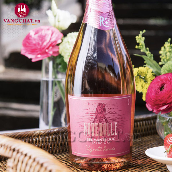 Rượu Vang Hồng Vigneti Romio Novebolle Romagna Spumante Rosato Extra Dry