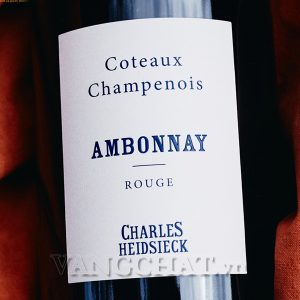 Rượu vang Pháp Charles Heidsieck Coteaux Champenois Red Ambonnay