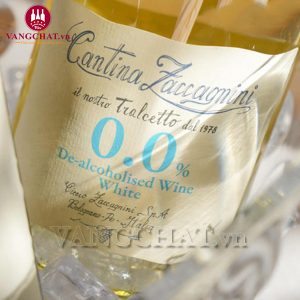 Rượu vang trắng không cồn Cantina Zaccagnini De-Alcoholised Wine White
