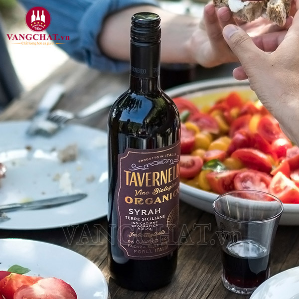 Rượu Vang Ý Tavernello Organico Syrah Terre Siciliane