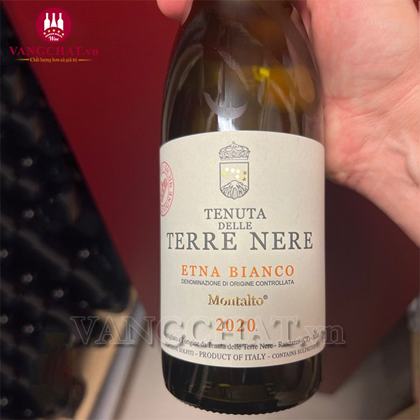 Rượu vang Ý Terre Nere Etna Bianco Montalto