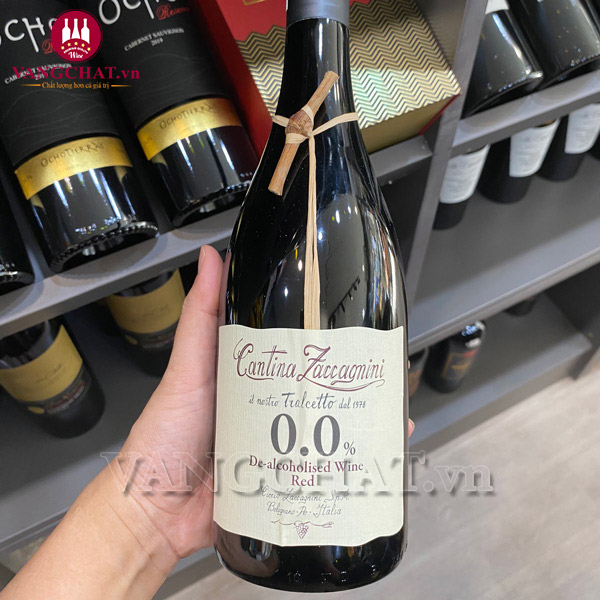 Rượu vang đỏ không cồn Cantina Zaccagnini De-Alcoholised Wine Red