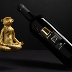 Chai rượu vang Ý 11 Filari Primitivo di Manduria DOCG nhập khẩu chính hãng từ San Marzano