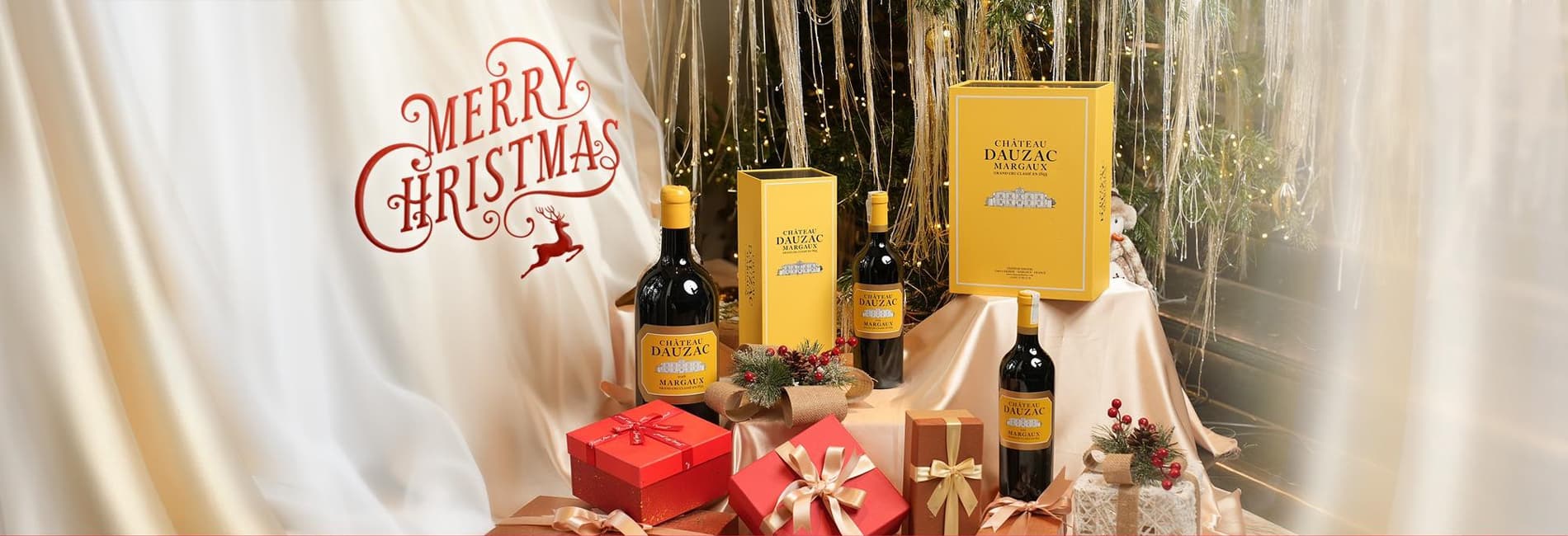 Banner rượu vang nhập khẩu chính hãng sang trọng với các dòng vang đỏ và vang trắng thượng hạng
