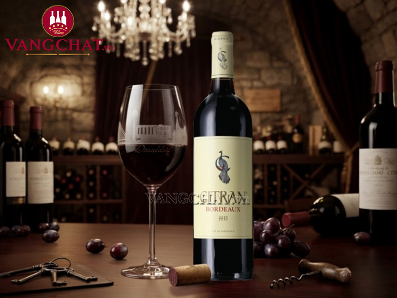 Rượu vang đỏ Pháp Citran Bordeaux Rouge chính hãng