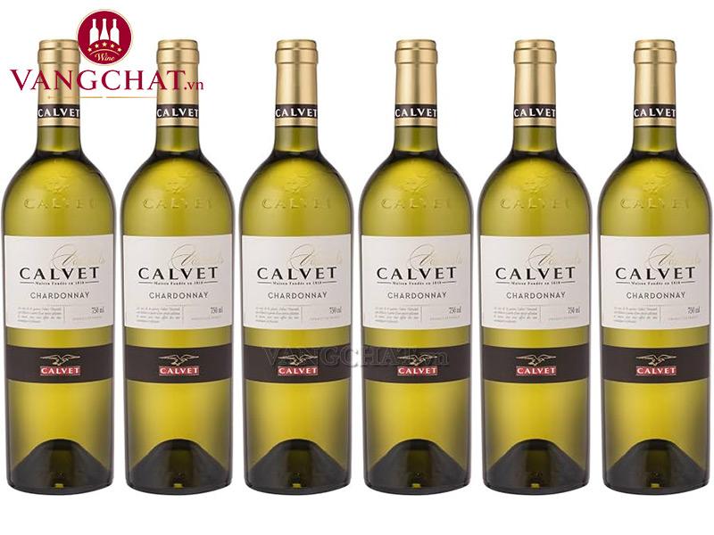 Rượu vang trắng Calvet Varietal Chardonnay nhập khẩu chính hãng