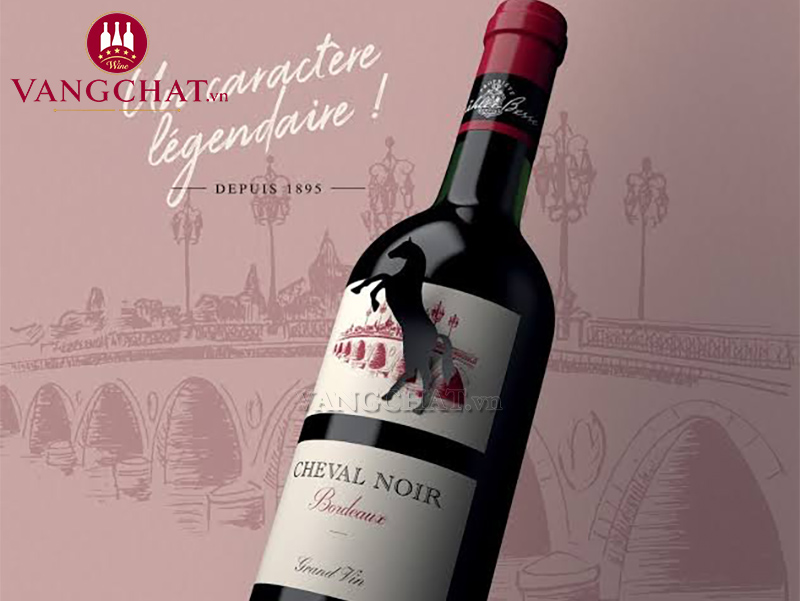Rượu vang đỏ Cheval Noir Bordeaux Rouge nhập khẩu chính hãng