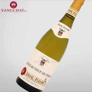 Rượu vang trắng Vidal Fleury Chateauneuf Du Pape Blanc nhập khẩu chính hãng