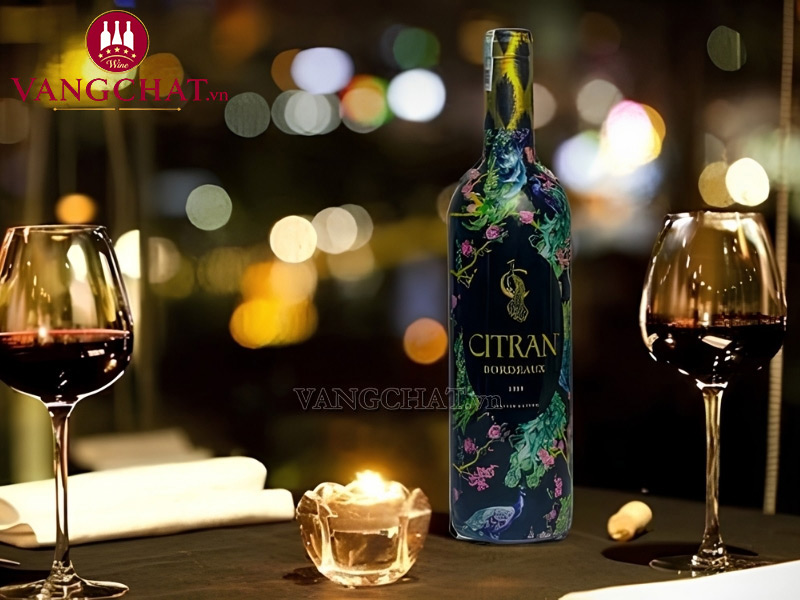 Rượu Vang Đỏ Citran Bordeaux Limited Edition nhập khẩu từ Bordeaux, Pháp