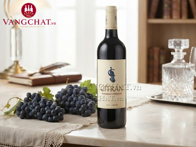 Citran Bordeaux Supérieur – vang đỏ Pháp từ vùng Bordeaux
