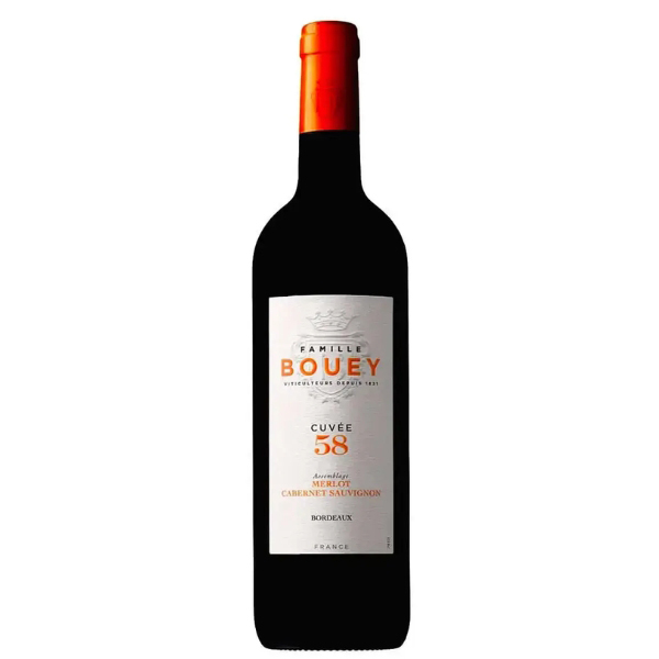 Famille Bouey Cuvée 58 Merlot Cabernet Sauvignon Famille Bouey Cuvée 58 Merlot Cabernet Sauvignon