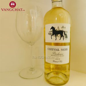 Ly uống rượu vang trắng Cheval Noir Bordeaux Blanc