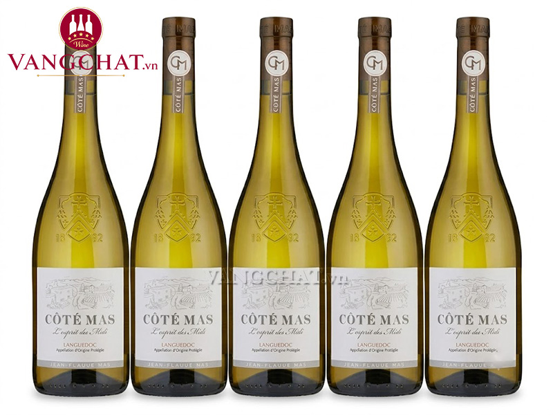 Rượu vang trắng Cote Mas Languedoc Blanc nhập khẩu chính hãng