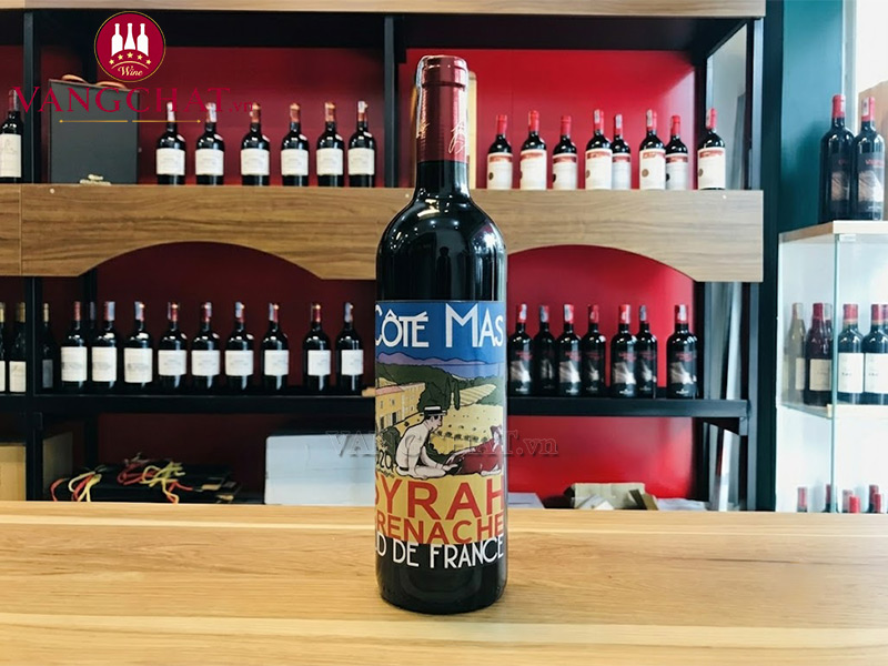 Rượu vang đỏ Cote Mas Syrah Grenache nhập khẩu chính hãng