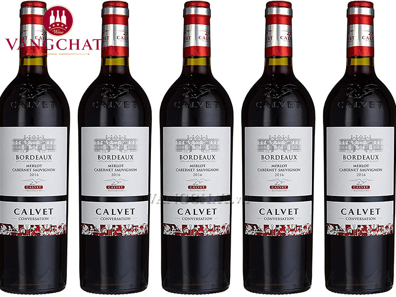 Rượu vang đỏ Calvet Conversation Merlot Cabernet nhập khẩu chính hãng