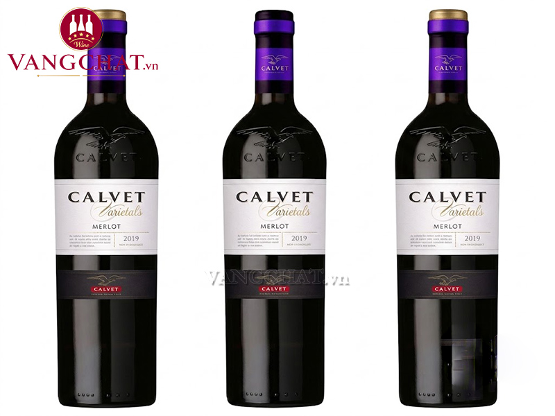 Rượu vang đỏ Calvet Varietal Merlot nhập khẩu chính hãng