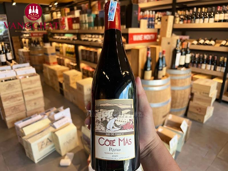 Rượu vang đỏ Cote Mas Pezenas nhập khẩu chính hãng