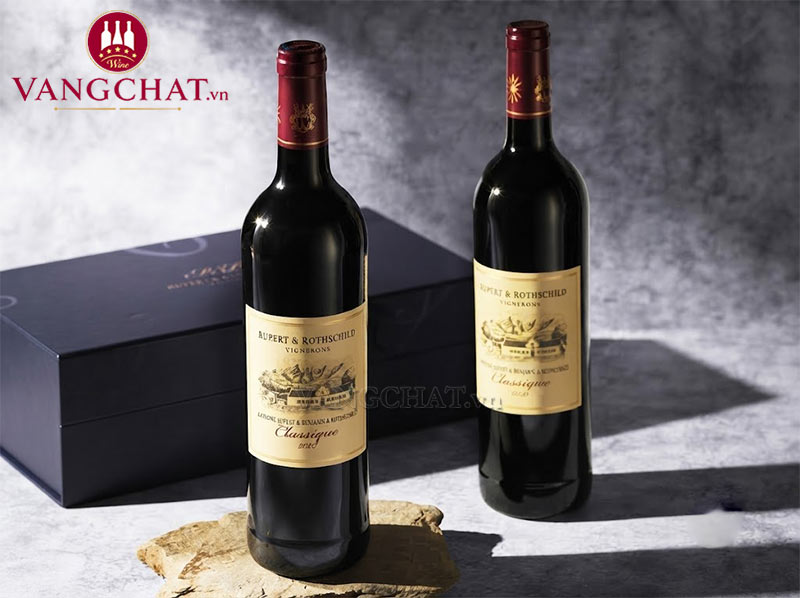 Hộp rượu vang đỏ Rupert & Rothschild Classique Red chính hãng