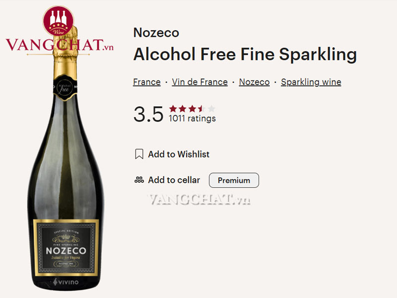 Đánh giá rượu vang Nozeco Fine Sparkling của cộng đồng vang
