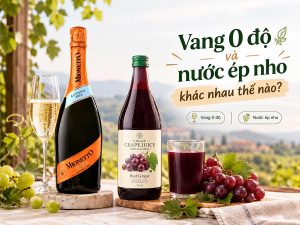 vang 0 do va nuoc ep nho khac nhau the nao