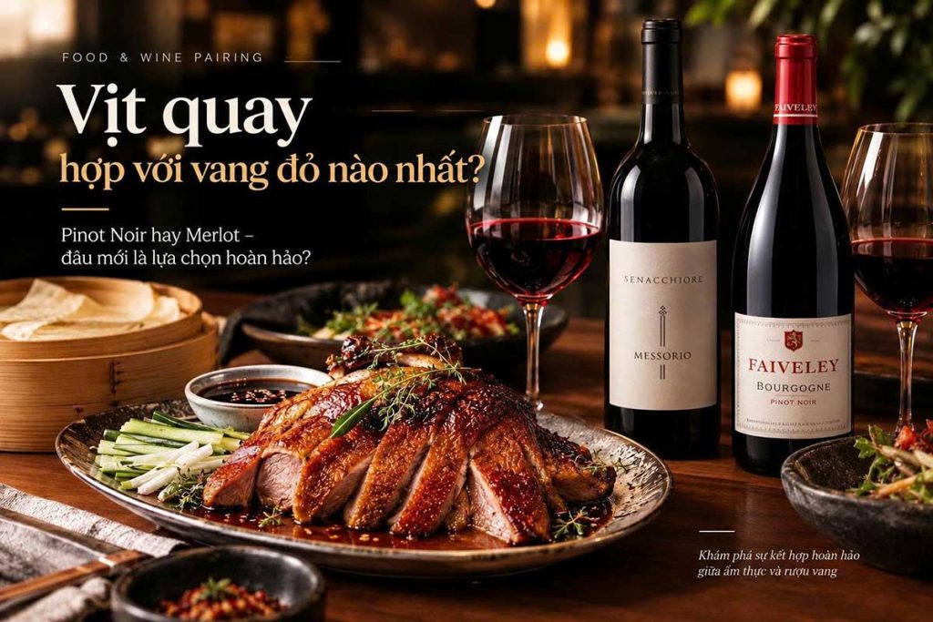 vit quay hop voi vang do nao nhat